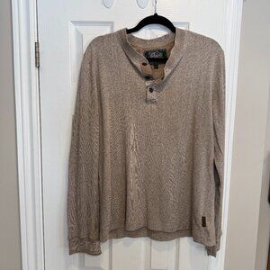 Roots Thermal Lightweight Henley Size L